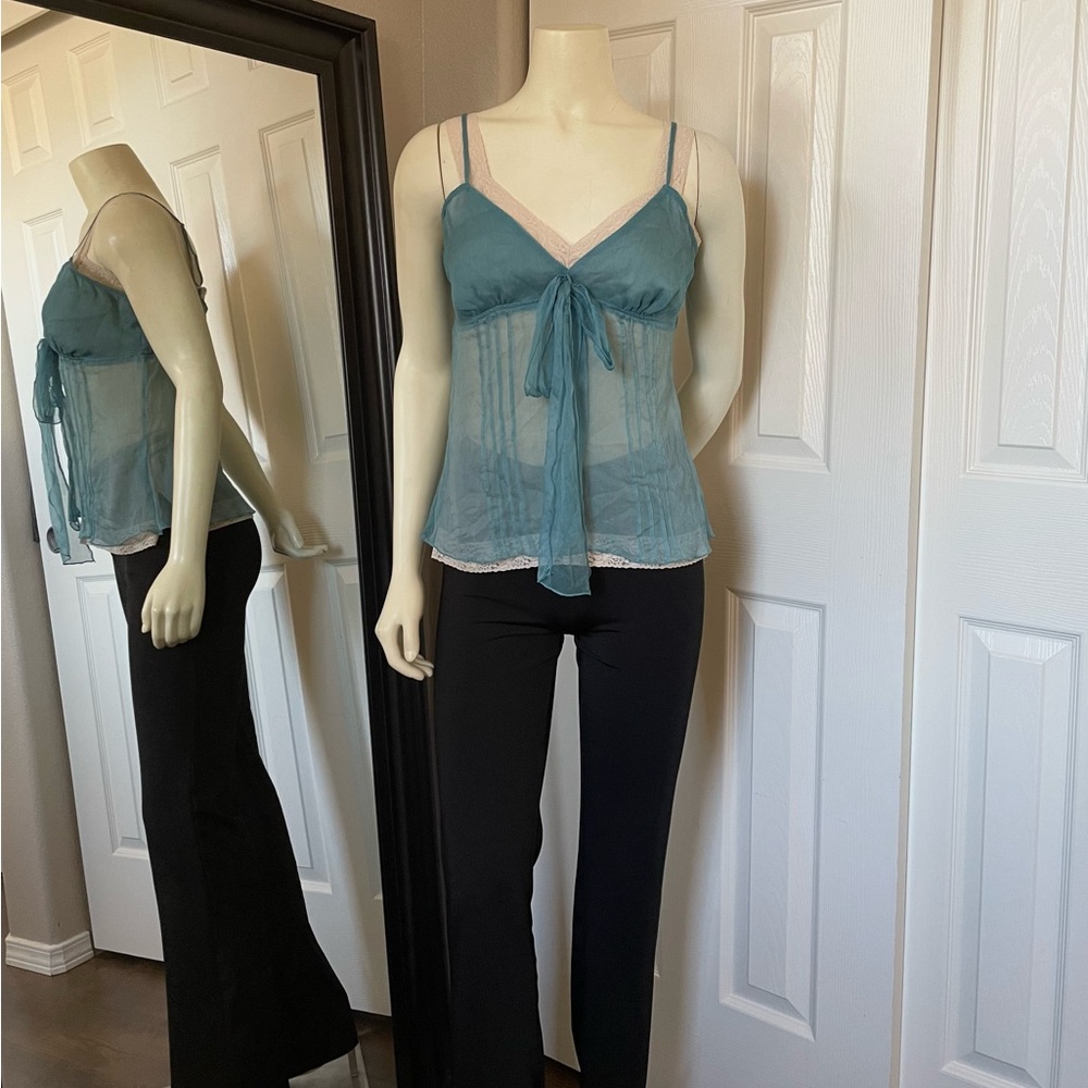 Vintage Charlotte Russe Silk Blouse